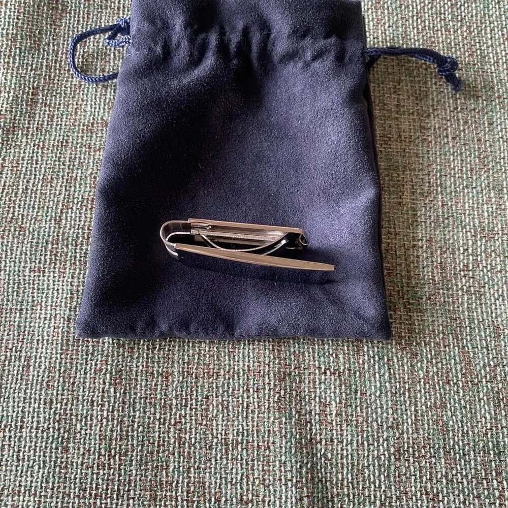 Blue Nile Stainless Steel Money Clip - NEW! Never used.